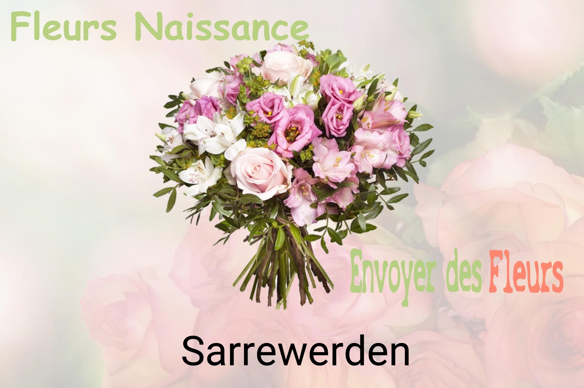 Bouquet de fleurs de naissance livré à Sarrewerden